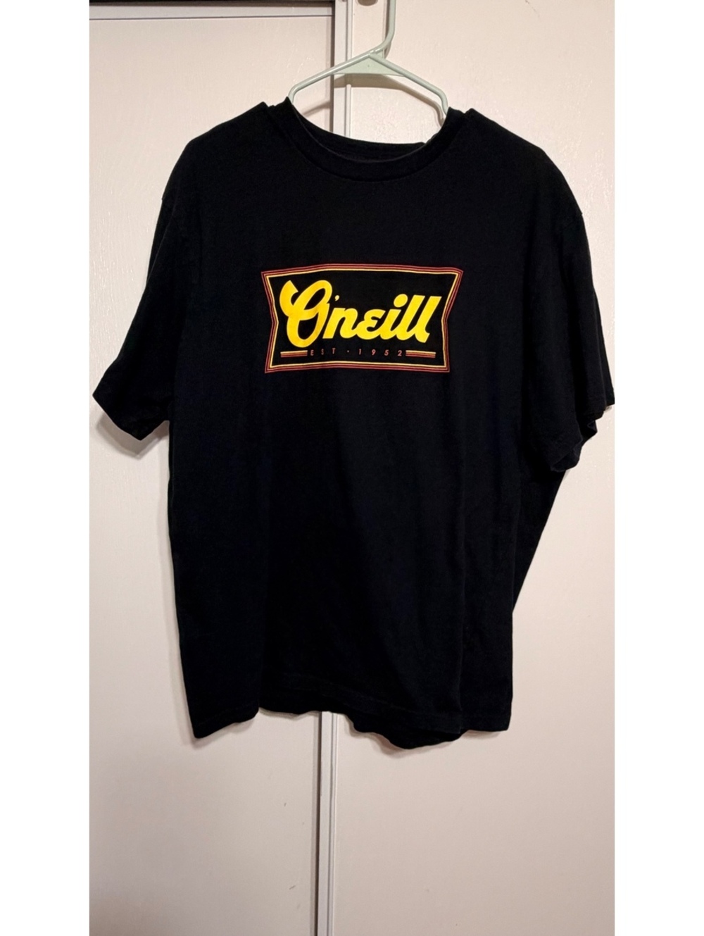 O’Neill Modern Fit Black Logo Graphic T-Shirt Men’s XL 100% Cotton